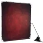 Background Set with Holder - Manfrotto frame + background EzyFrame Vintage, crimson LL LB7940 - quick order from manufacturer