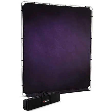 Manfrotto frame + background EzyFrame Vintage, aubergine LL LB7938