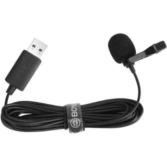 Mikrofoni - Boya microphone Lavalier USB BY-LM40 - perc šodien veikalā un ar piegādi