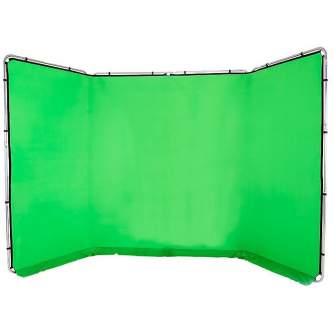 Background Set with Holder - Colorama background 1.35x11m, chromagreen (533) LL CO533 - quick order from manufacturer