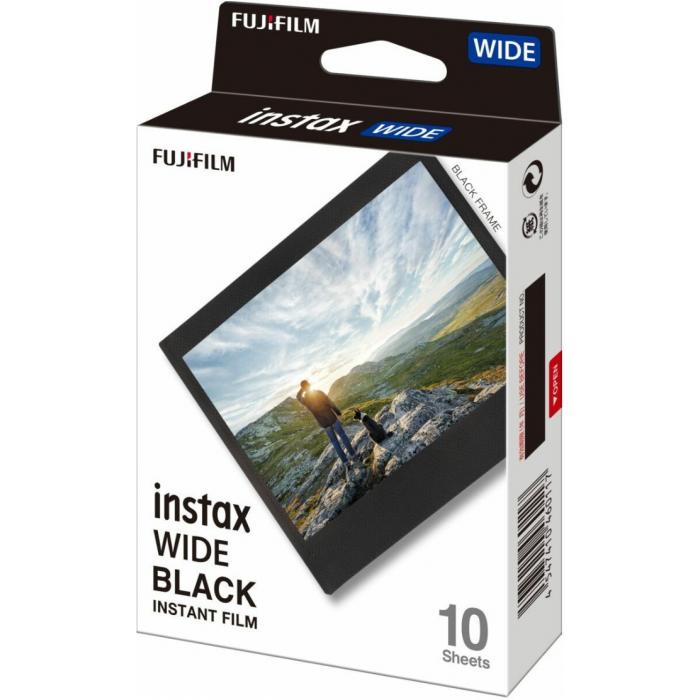 Film for instant cameras - Colorfilm instax WIDE BLACK FRAME (10 pcs) - buy today in store and with delivery