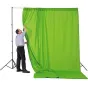 Фоны - Falcon Eyes Background Cloth BCP-10 2,9x5 m Chroma Green Washable - быстрый заказ от производителя