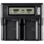 Chargers for Camera Batteries - Newell DC-LCD two-channel charger for NP-F, NP-FM series batteries - quick order from manufacturer