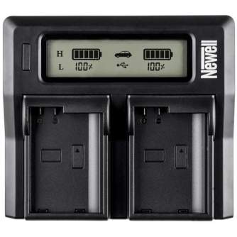 Chargers for Camera Batteries - Newell DC-LCD two-channel charger for NP-F, NP-FM series batteries - buy today in store and with delivery