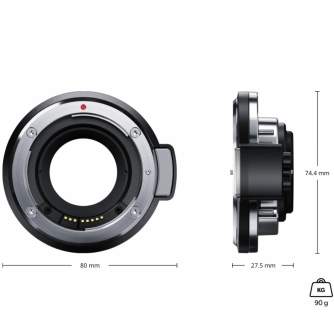 Objektīvu adapteri - Blackmagic Design URSA Mini Pro EF Mount - ātri pasūtīt no ražotāja