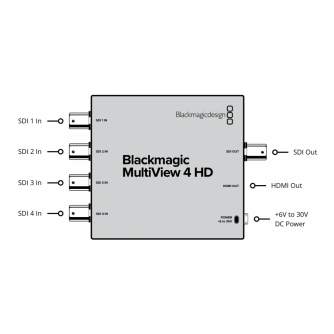 Blackmagic Design - Blackmagic Design Multiview 4 HD (BM-HDL-MULTIP3G/04HD) BM-HDL-MULTIP3G/04HD - quick order from manufacturer