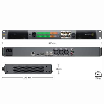 Blackmagic Design - Blackmagic Design Audio Monitor 12G - ātri pasūtīt no ražotāja