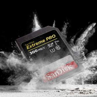 Карты памяти - SanDisk Extreme PRO SDXC UHS-II V90 300MB/s 64GB (SDSDXDK-064G-GN4IN) - купить сегодня в магазине и с доставкой