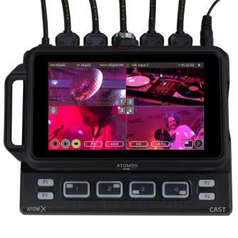 Streaming, Podcast, Broadcast - Atomos Ninja Cast Switcher (ATOMNJACS1) - quick order from manufacturer