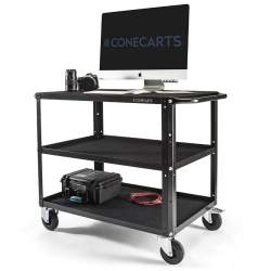 Citi studijas aksesuāri - CONECARTS Large cart - Workstation version - three shelves (CNC1#B0A00W01R3BWS) - ātri pasūtīt no ražotāja
