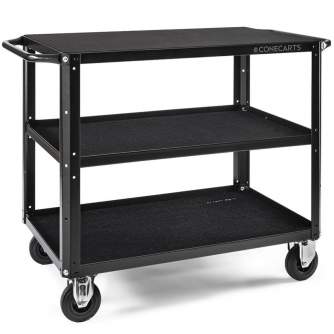 Аксессуары для фото студий - CONECARTS Large cart - Workstation version - three shelves (CNC1#B0A00W01R3BWS) - быстрый заказ от производителя