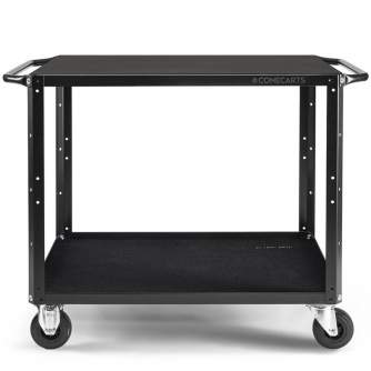 Аксессуары для фото студий - CONECARTS Large cart - Workstation version - two shelves (CNC1#B0A00W01R2BWS) - быстрый заказ от производителя