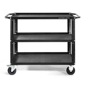 Citi studijas aksesuāri - CONECARTS Large cart - with rubber mat - three shelves (CNC1#B0A00W01R3B00) - ātri pasūtīt no ražotāja