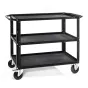 Other studio accessories - CONECARTS Large cart - with black moquette - three shelves (CNC1#B0A00W01R3A01) - quick order from manufacturer