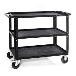 Citi studijas aksesuāri - CONECARTS Large cart - with black moquette - three shelves (CNC1#B0A00W01R3A01) - ātri pasūtīt no ražotāja