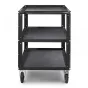 Other studio accessories - CONECARTS Large cart - with black moquette - three shelves (CNC1#B0A00W01R3A01) - quick order from manufacturer