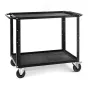 Аксессуары для фото студий - CONECARTS Large Cart - with black moquette - two shelves (CNC1#B0A00W01R2A01) - быстрый заказ от производителя