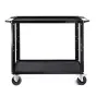 Аксессуары для фото студий - CONECARTS Large Cart - with black moquette - two shelves (CNC1#B0A00W01R2A01) - быстрый заказ от производителя