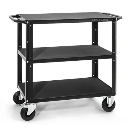CONECARTS Small cart - with high density precut foam - three shelves (CNC1#A0A00W01R3C01)