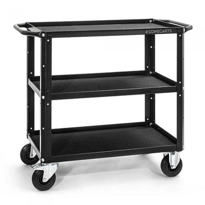 Citi studijas aksesuāri - CONECARTS Small cart - with rubber mat - three shelves (CNC1#A0A00W01R3B00) - ātri pasūtīt no ražotāja