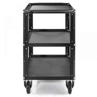 Аксессуары для фото студий - CONECARTS Small cart - with rubber mat - three shelves (CNC1#A0A00W01R3B00) - быстрый заказ от производителя