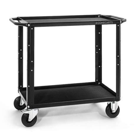 Аксессуары для фото студий - CONECARTS Small cart - with rubber mat - two shelves (CNC1#A0A00W01R2B00) - быстрый заказ от производителя