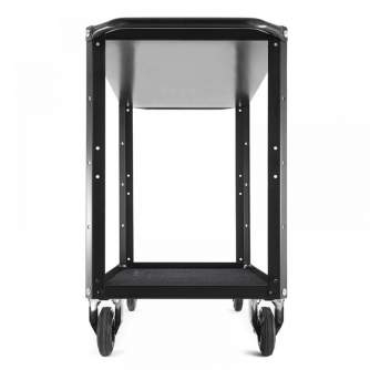 Аксессуары для фото студий - CONECARTS Small Cart - with black moquette - two shelves (CNC1#A0A00W01R2A01) - быстрый заказ от производителя