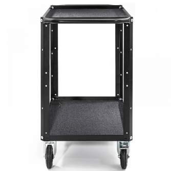 Citi studijas aksesuāri - CONECARTS Small Cart - with black moquette - two shelves (CNC1#A0A00W01R2A01) - ātri pasūtīt no ražotāja