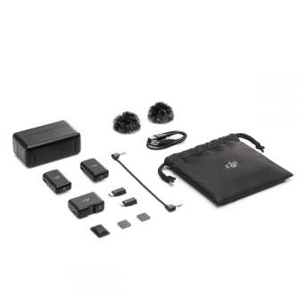Discontinued - DJI MIC wireless lavalier microphone system 2 TX + 1 RX + Charging Case