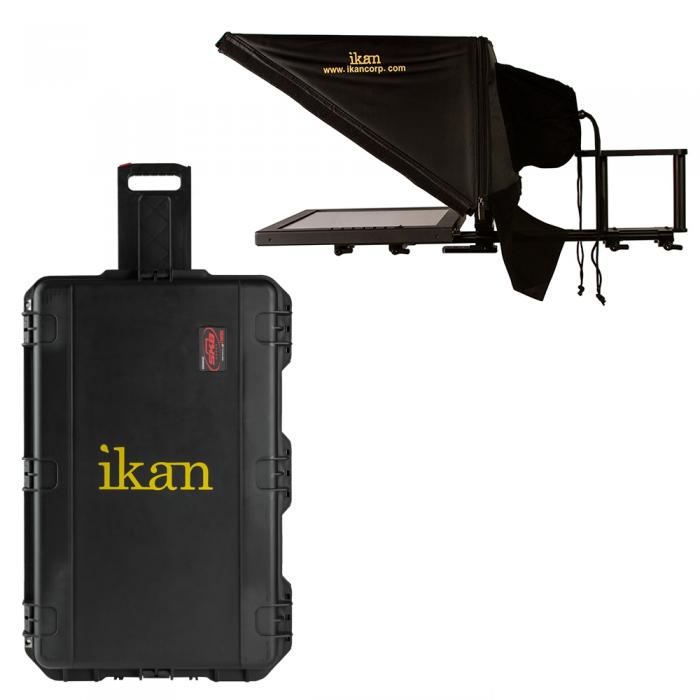 Teleprompteri - Ikan 17" High Bright Teleprompter Travel Kit (PT3700-HB-TK) - ātri pasūtīt no ražotāja
