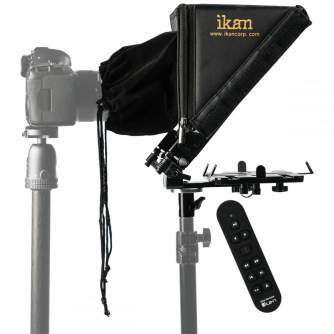 Teleprompteri - Ikan Tablet Teleprompter for Light Stands with Remote (PT-ELITE-LS-RC) - ātri pasūtīt no ražotāja