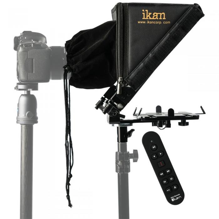 Teleprompter - Ikan Tablet Teleprompter for Light Stands with Remote (PT-ELITE-LS-RC) - быстрый заказ от производителя