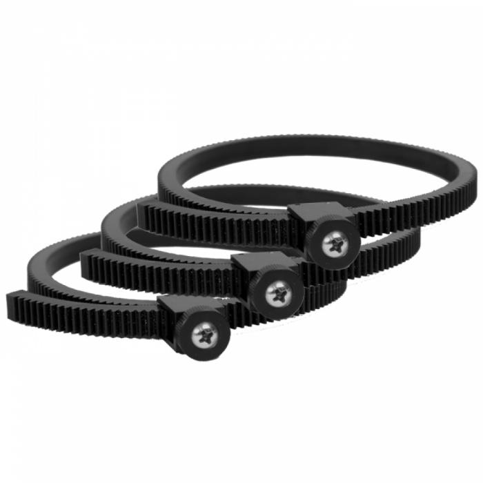 Follow focus - Ikan 2.5&quot; to 4.25&quot; Diameter Adjustable Lens Zip Gears (3 Pack) - quick order from manufacturer