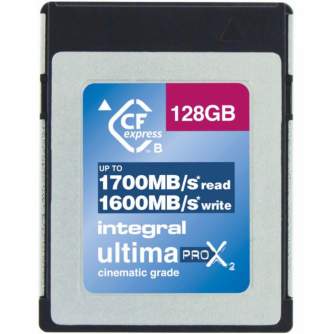 Memory Cards - Integral UltimaPro X2 CFexpress Type B 1700MB/s 128GB (INCFE128G1700/1600/S800) - quick order from manufacturer