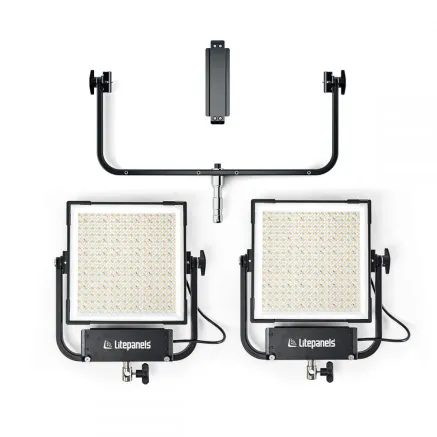 Litepanels Gemini 1x1 Hard Dual Array Light Kit (900-3730)