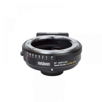 Objektīvu adapteri - Metabones Nikon G to BMPCC4K Speed Booster ULTRA 0.71x (Black Matt) (MB_SPNFG-m43-BM4) - ātri pasūtīt no ražotāja