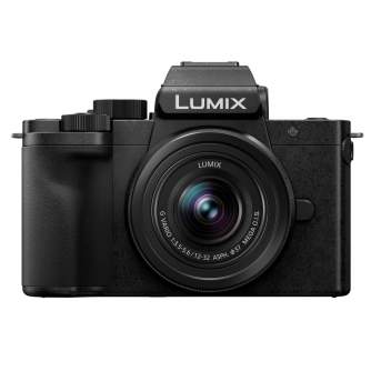 Bezspoguļa kameras - Panasonic Premium Panasonic LUMIX DC-G110 + 12-32mm lens and Tripod-Handle (DC-G110VEG-K) - ātri pasūtīt no ražotāja