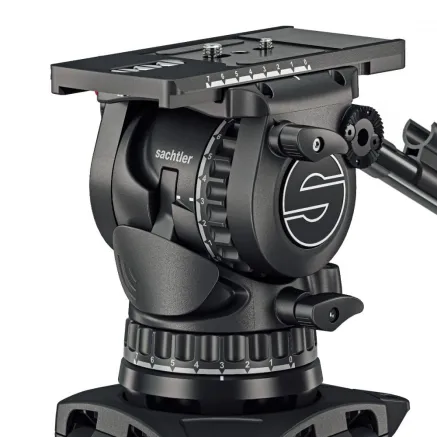 Sachtler aktiv12T Fluidhead with SpeedLevel Technology, 100mm Bowl