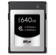 Memory Cards - Wise CFexpress Type B PRO 640GB (WI-CFX-B640P) - quick order from manufacturerMemory Cards - Wise CFexpress Type B PRO 640GB (WI-CFX-B640P) - quick order from manufacturer