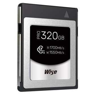 Atmiņas kartes - Wise CFexpress Type B PRO 320GB (WI-CFX-B320P) - ātri pasūtīt no ražotāja