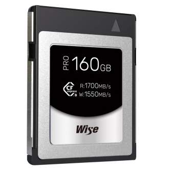 Atmiņas kartes - Wise CFexpress Type B PRO 160GB (WI-CFX-B160P) - ātri pasūtīt no ražotāja