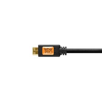 Больше не производится - Tether Tools Tether Pro Micro HDMI D to HDMI A 4.6m Black