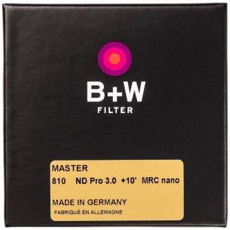 ND neitrāla blīvuma filtri - B+W ND-FILTER 77 MM ND 3,0 MRC NANO MASTER - ātri pasūtīt no ražotāja