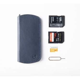 Citas somas - Memory card wallet PGYTECH deep navy 4SD, 4 micro SD - ātri pasūtīt no ražotāja