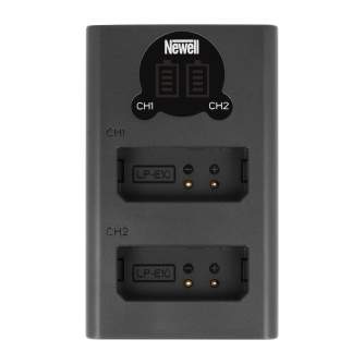 Chargers for Camera Batteries - Newell DL-USB-C dual channel charger for LP-E10 - quick order from manufacturer