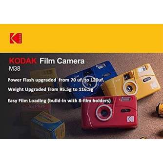 Плёночные фотоаппараты - KODAK M38 REUSABLE CAMERA GRAPEFRUIT DA00257 - купить сегодня в магазине и с доставкой