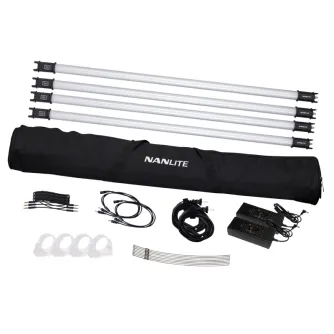 Video Lighting - NANLITE PAVOTUBE 30C 4-KIT RGB bi-color battery LED tubes rental