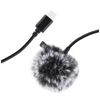 Piespraužamie mikrofoni (Lavalier) - Puluz PU425 Jack Lavalier Wired Condenser Recording Microphone 1.5m USB-C / - ātri pasūtīt no ražotājaPiespraužamie mikrofoni (Lavalier) - Puluz PU425 Jack Lavalier Wired Condenser Recording Microphone 1.5m USB-C / - ātri pasūtīt no ražotāja
