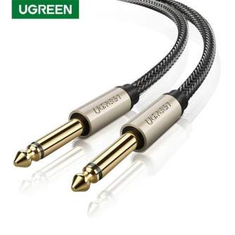 Аудио кабели, адаптеры - UGREEN AV182 jack to jack 6.5mm AUX 1m - купить сегодня в магазине и с доставкой