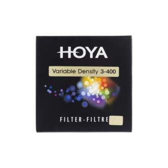 ND neitrāla blīvuma filtri - Hoya filter Variable Density II 72mm ND3-400 - perc šodien veikalā un ar piegādi